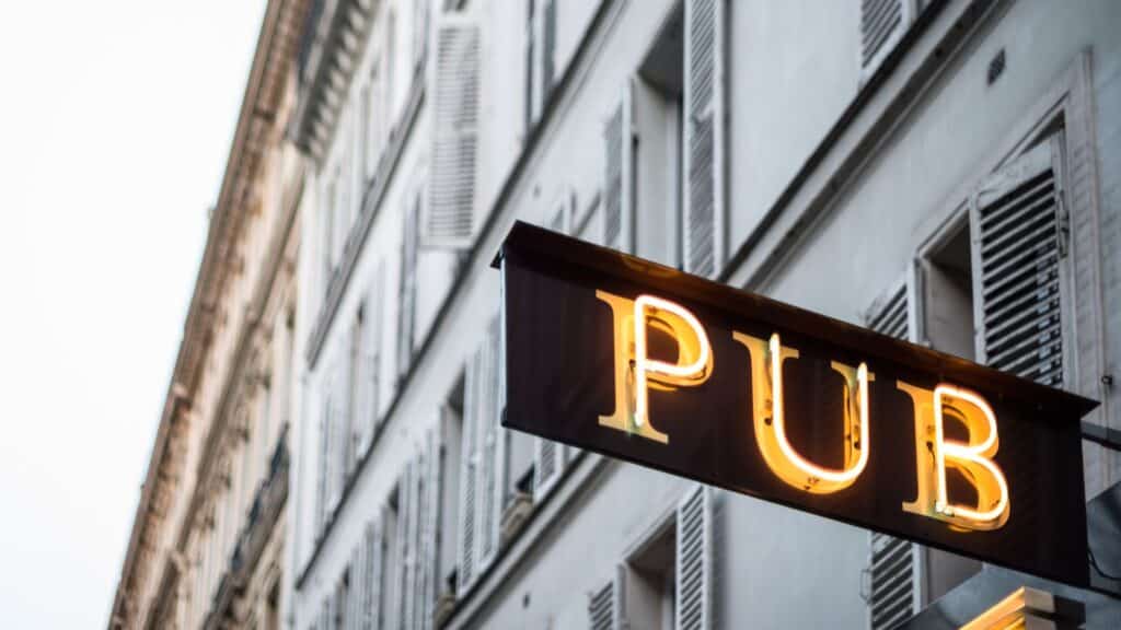Frontage of Pub