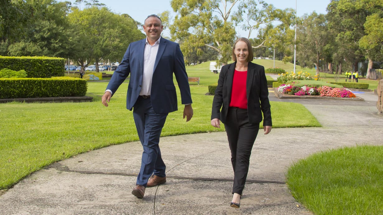 Tony and Lorri, Directors of PDC Law firm in Wollongong.