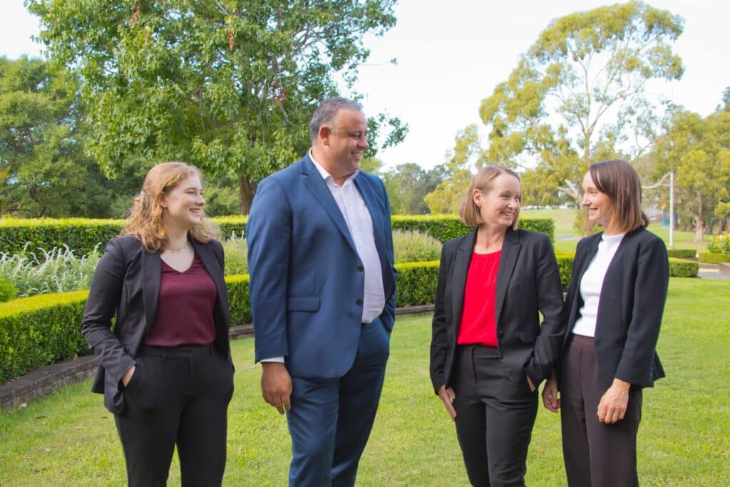 PDC Law Lawyers outside of Wollongong Court House.