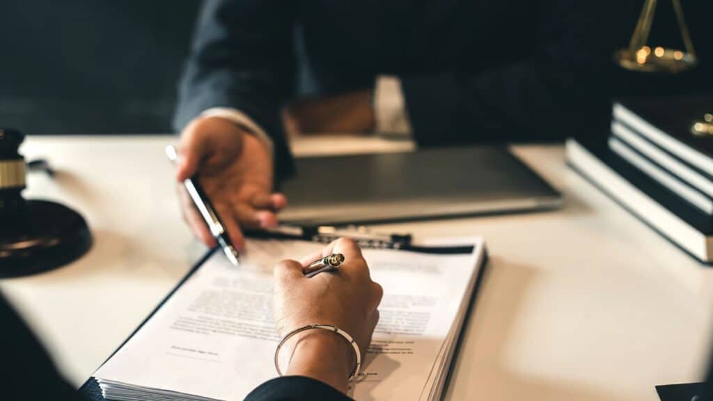 Commercial litigation lawyers handling a breach of contract.